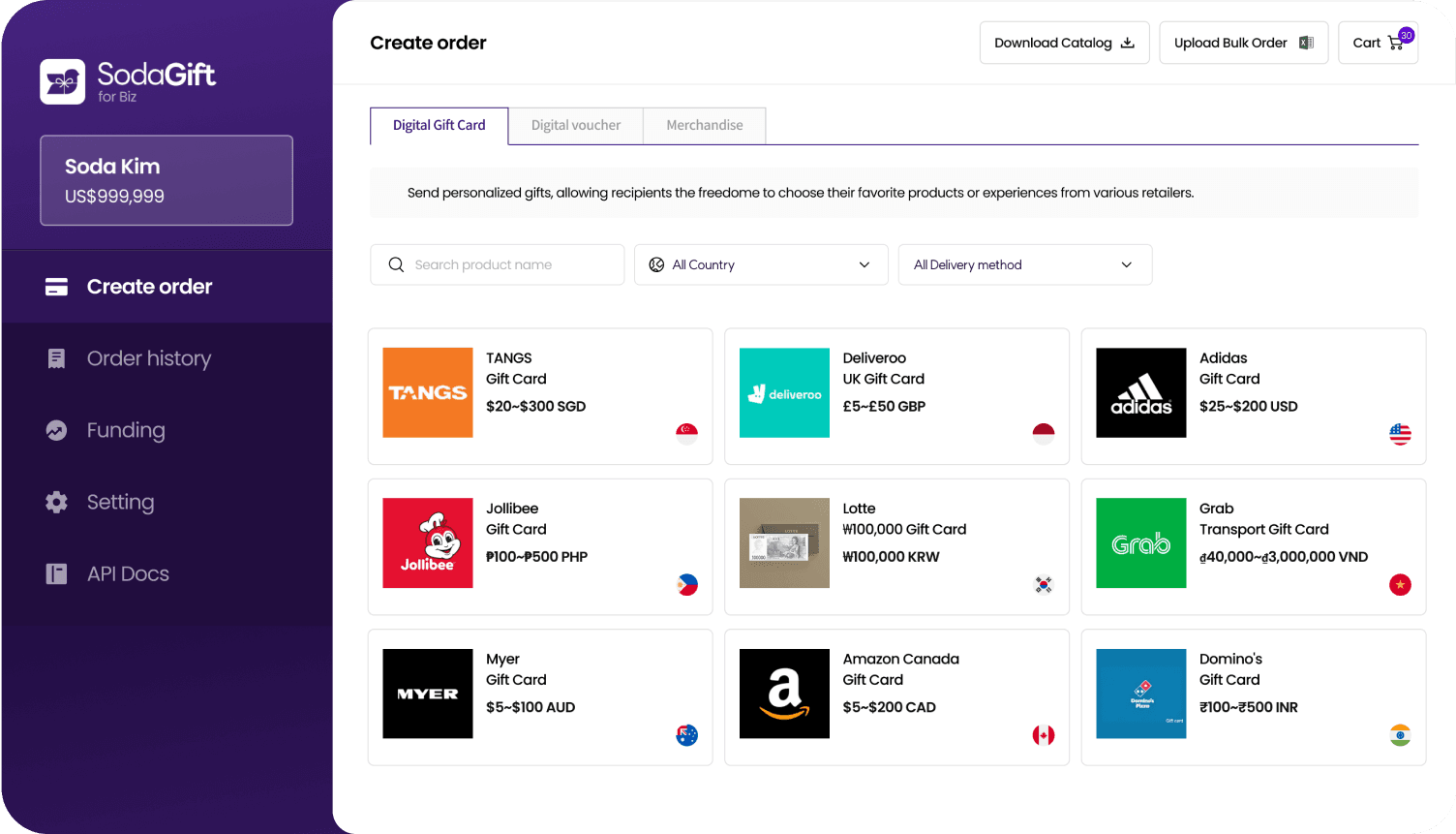sample dashboard